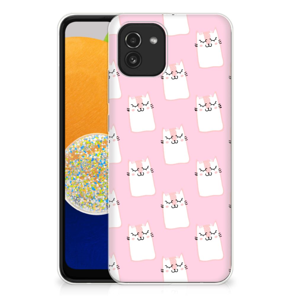 Samsung Galaxy A03 TPU Hoesje Sleeping Cats B2C Telecom