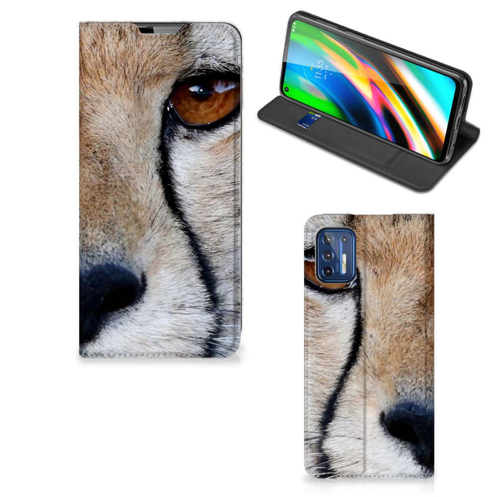 Motorola Moto G9 Plus Hoesje maken Cheetah - B2C Telecom
