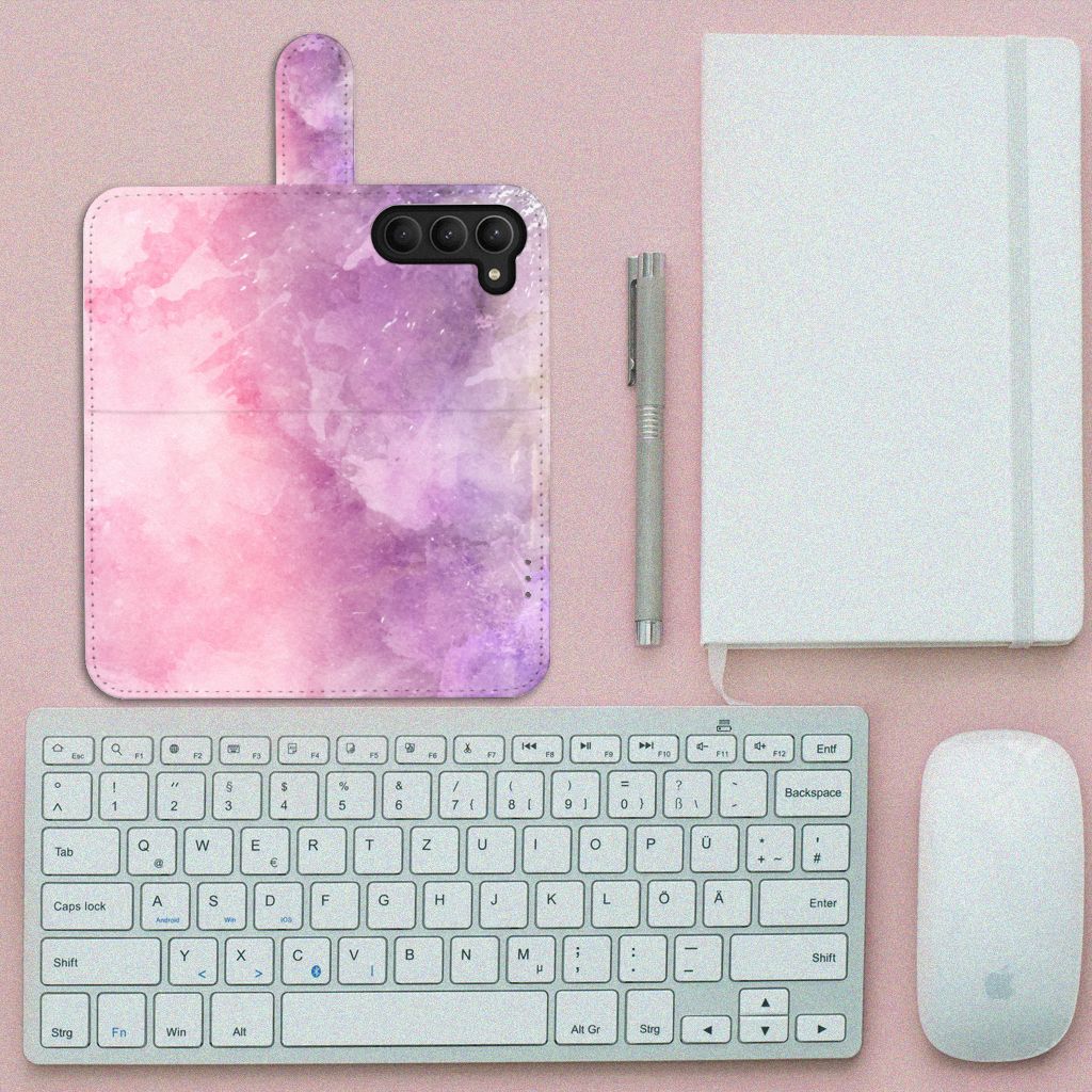 Hoesje Samsung Galaxy S23 Pink Purple Paint