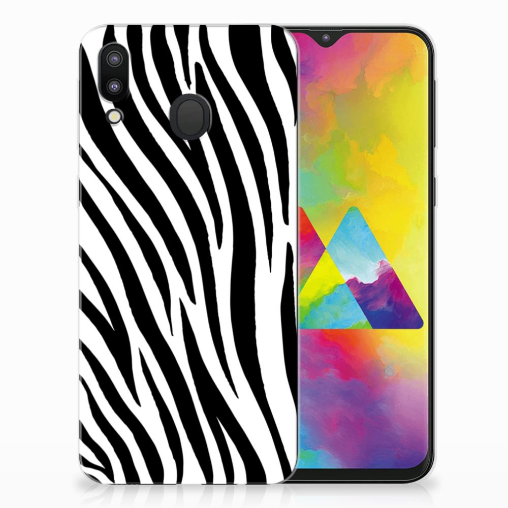 Samsung Galaxy M20 (Power) TPU Hoesje Zebra