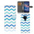 Nokia 5.4 Telefoon Hoesje Zigzag Blauw