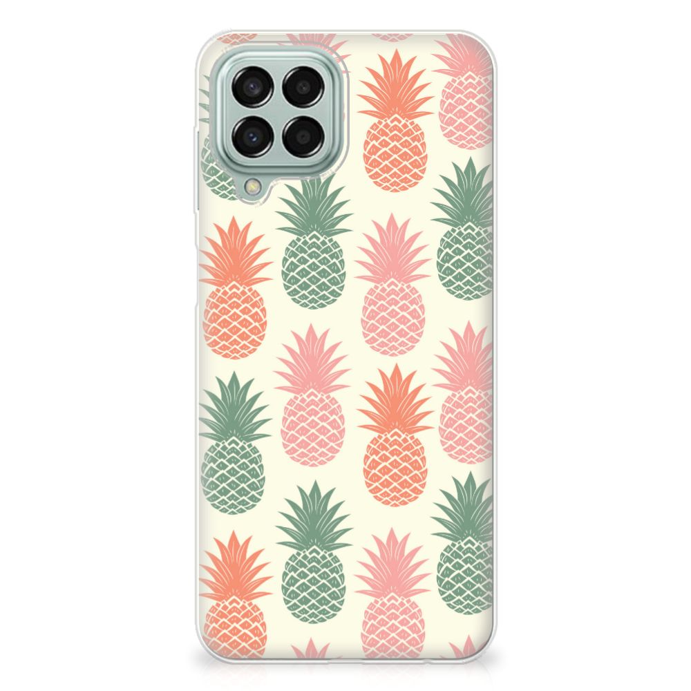 Samsung Galaxy M33 Siliconen Case Ananas