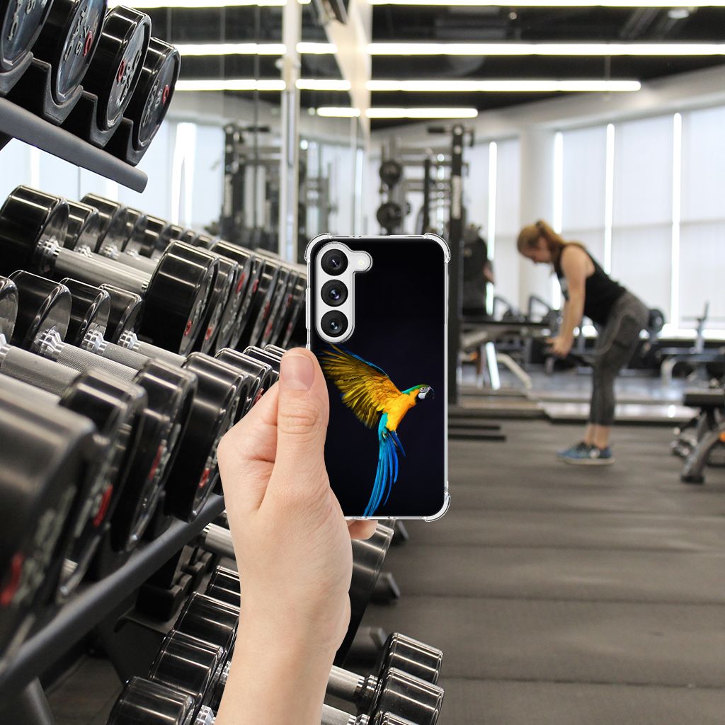 Samsung Galaxy S23 Case Anti-shock Papegaai B2C Telecom