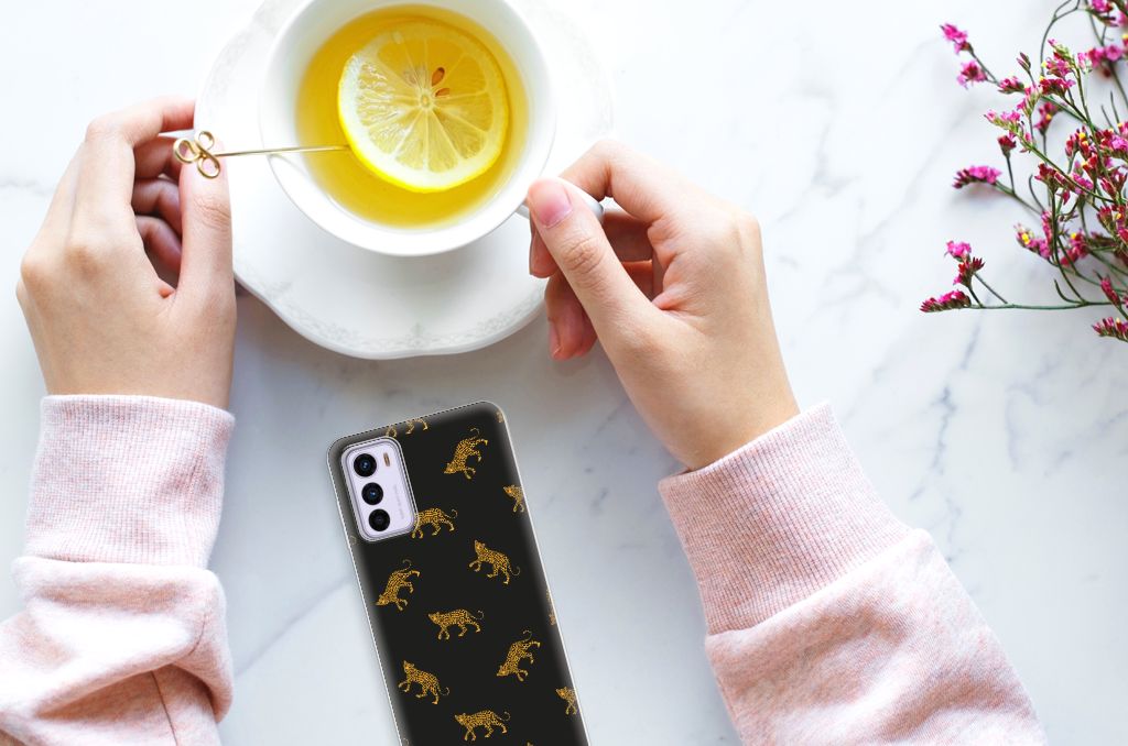 TPU Hoesje voor Motorola Moto G42 Leopards B2C Telecom