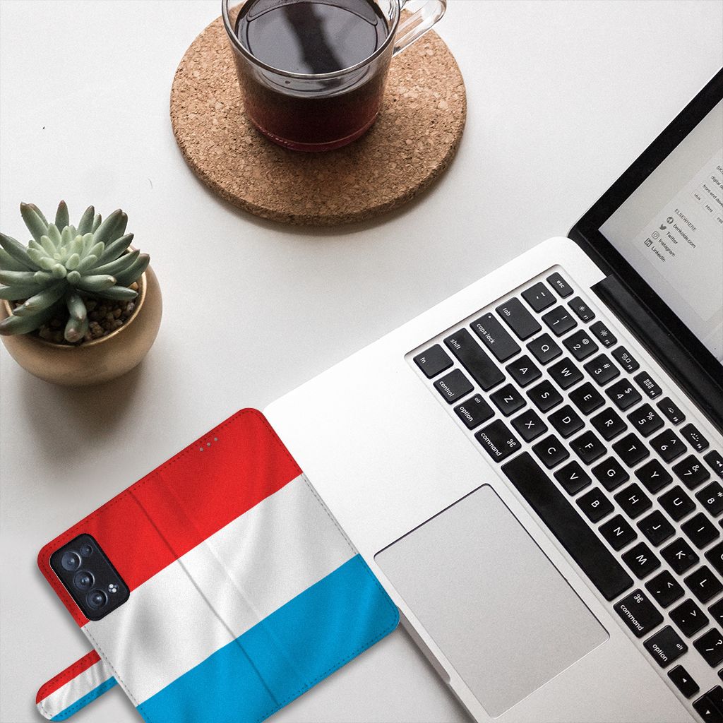 OPPO Reno 6 Pro Plus 5G Bookstyle Case Luxemburg