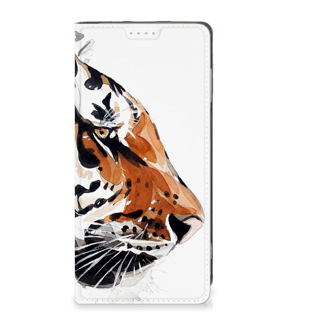 Bookcase Motorola Moto G13 | G23 Watercolor Tiger