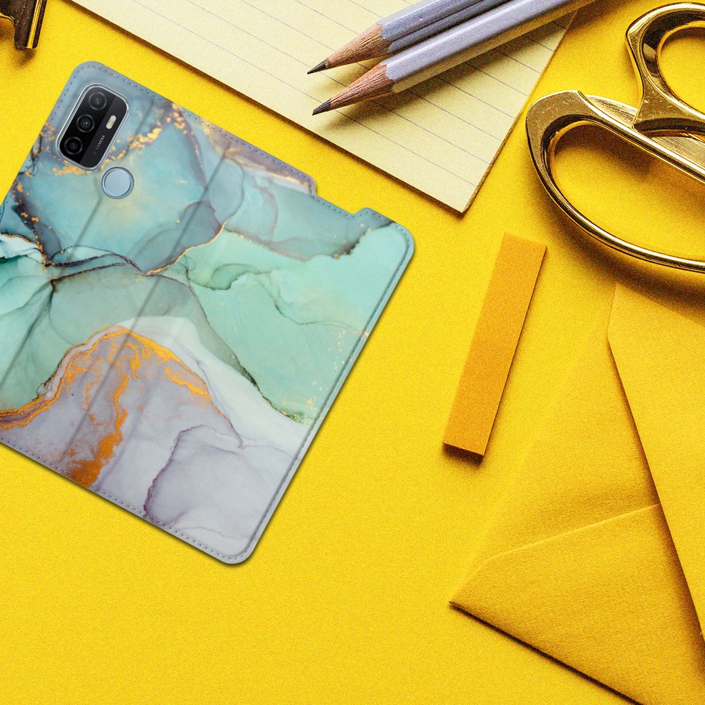 Bookcase voor OPPO A53 | A53s Watercolor Mix - B2C Telecom