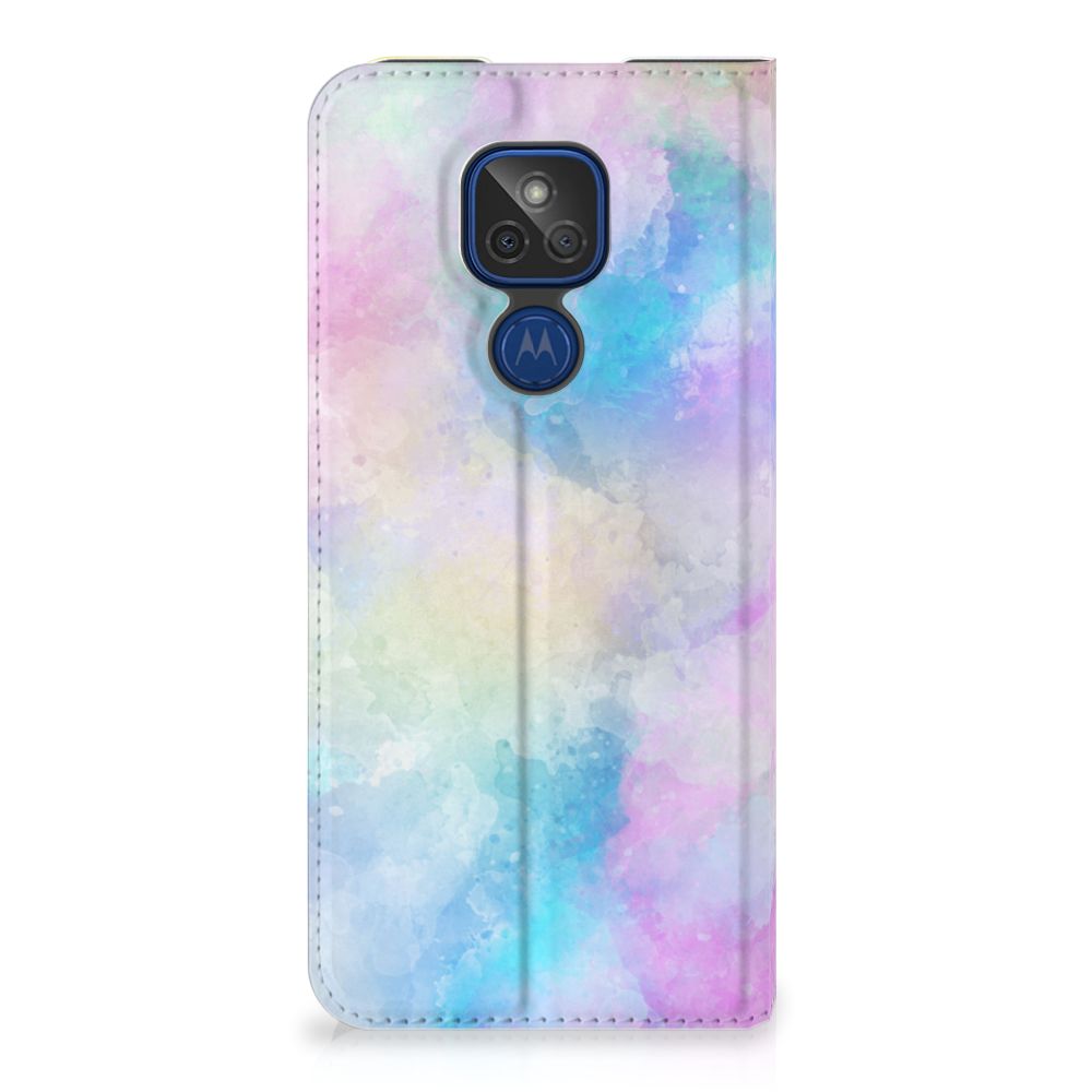 Bookcase Motorola Moto G9 Play Watercolor Light - B2C Telecom