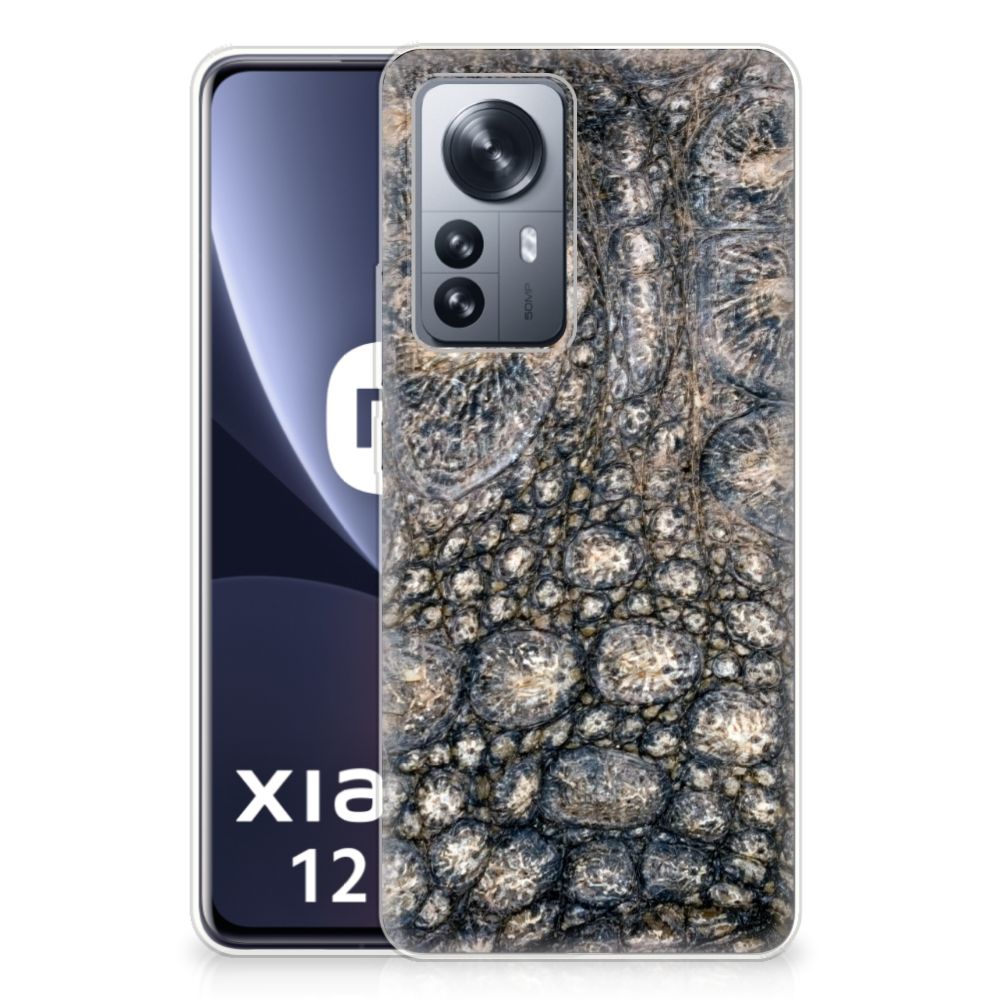 Xiaomi 12 Pro TPU Hoesje Krokodillenprint