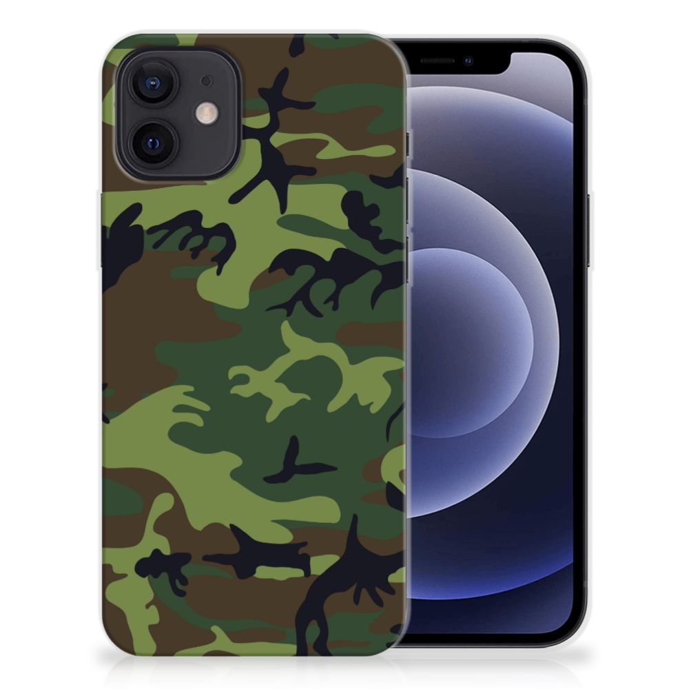 iPhone 12 | 12 Pro (6.1") TPU bumper Army Dark