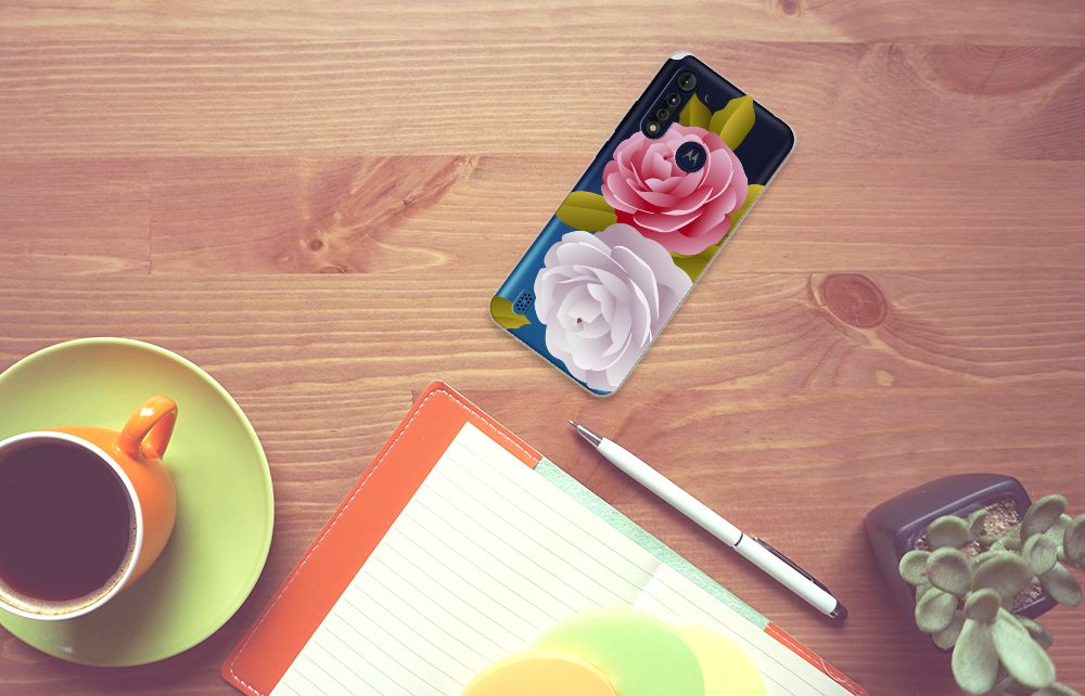 Motorola Moto G8 Power Lite TPU Case Roses B2C Telecom