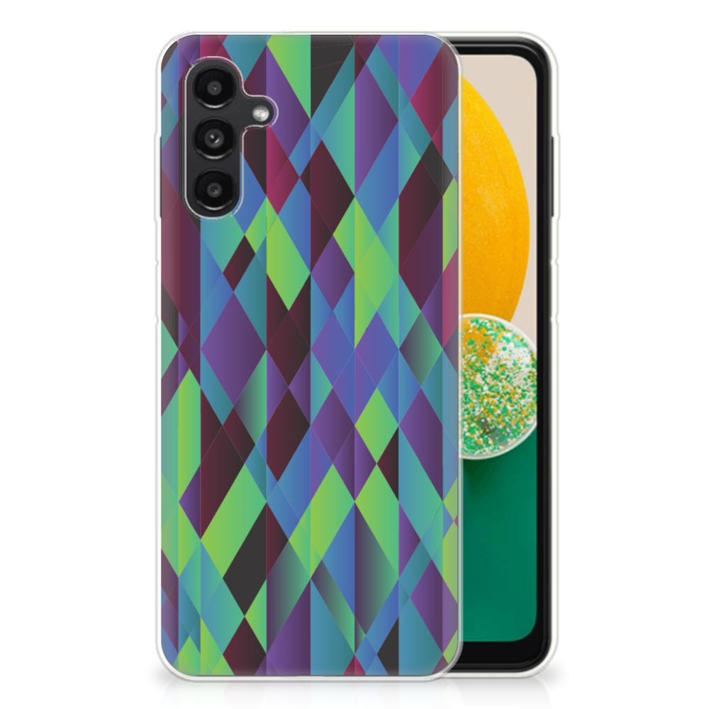 Samsung Galaxy A13 | A04s TPU Hoesje Abstract Green Blue