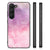 Kleurrijke Telefoonhoesje Samsung Galaxy S23 Pink Purple Paint B2C Telecom