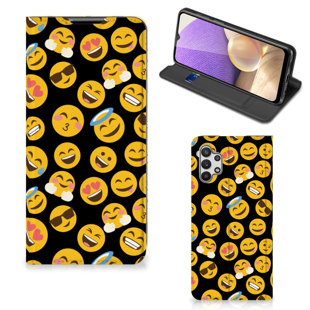 Samsung Galaxy A32 5G Hoesje met Magneet Emoji - B2C Telecom