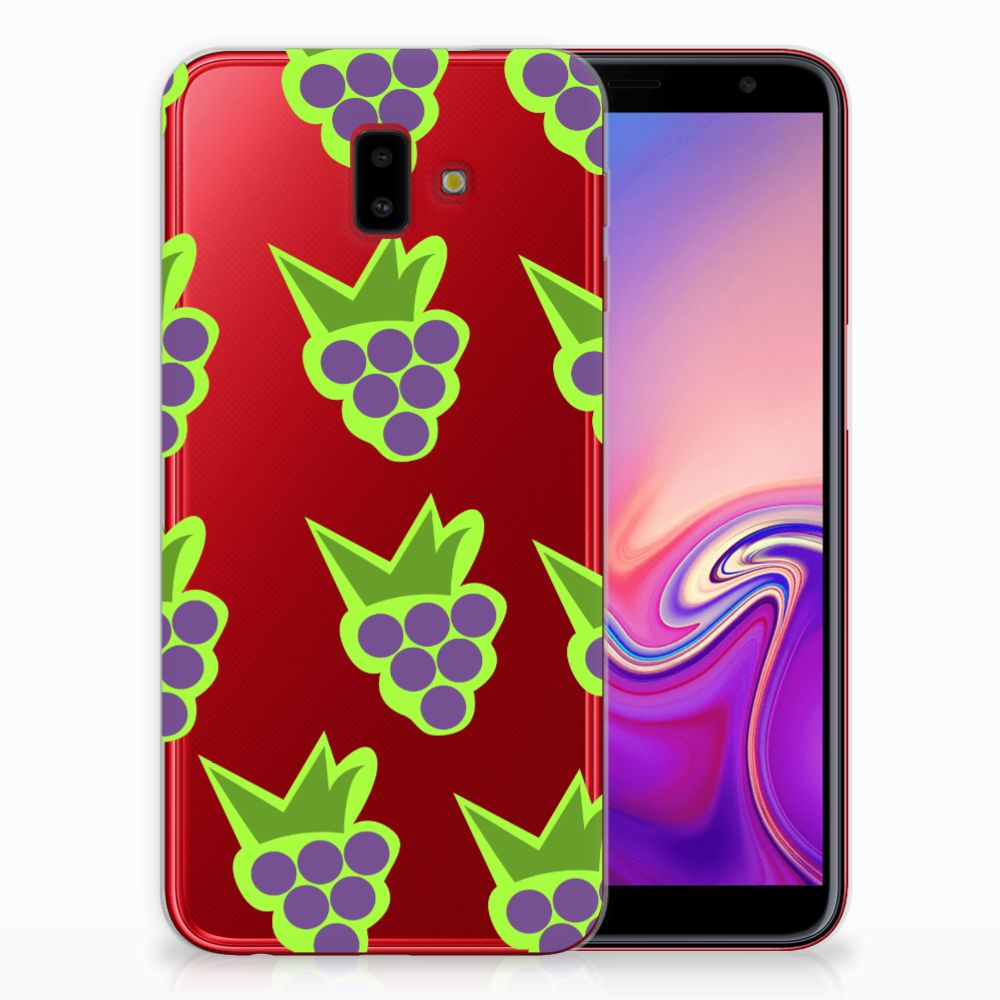 Samsung Galaxy J6 Plus (2018) Siliconen Case Druiven