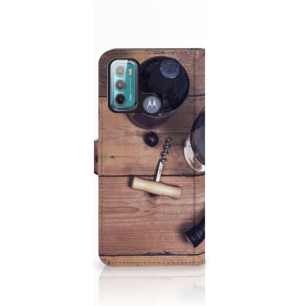 Motorola Moto G60 Book Cover Wijn