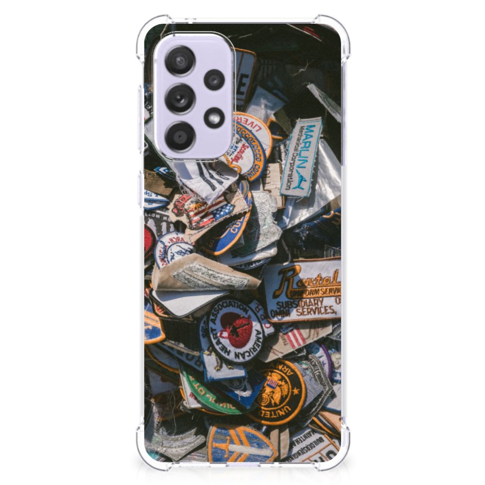 Samsung Galaxy A33 Anti-shock Hoesje met foto Badges B2C Telecom