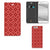 Huawei P10 Plus Hoesje met Magneet Batik Rood