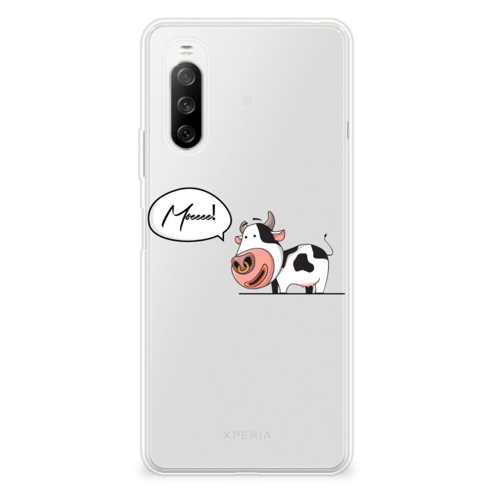 Sony Xperia 10 III Telefoonhoesje met Naam Cow