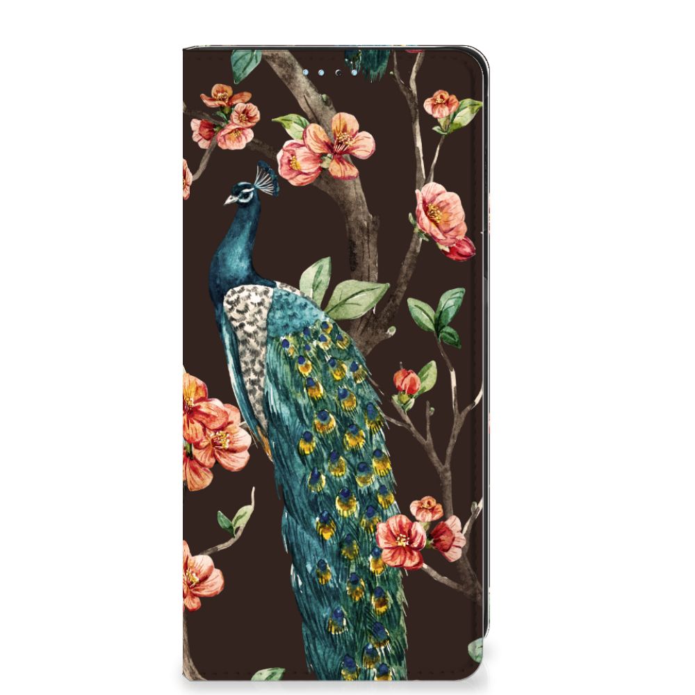 Xiaomi Redmi Note 11/11S Hoesje maken Pauw met Bloemen