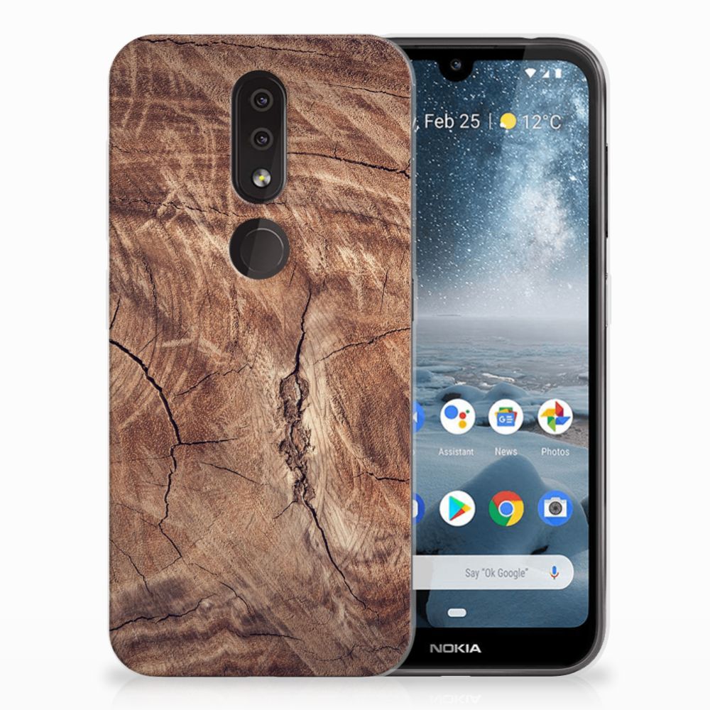 Nokia 4.2 Bumper Hoesje Tree Trunk