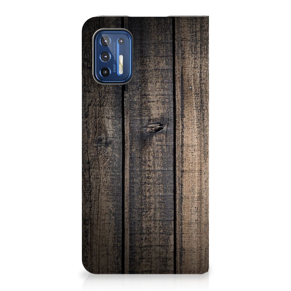 Motorola Moto G9 Plus Book Wallet Case Steigerhout - B2C Telecom