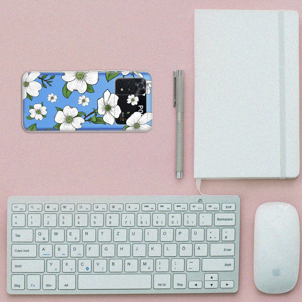 Xiaomi Poco M4 Pro 4G TPU Case Dogwood Flowers