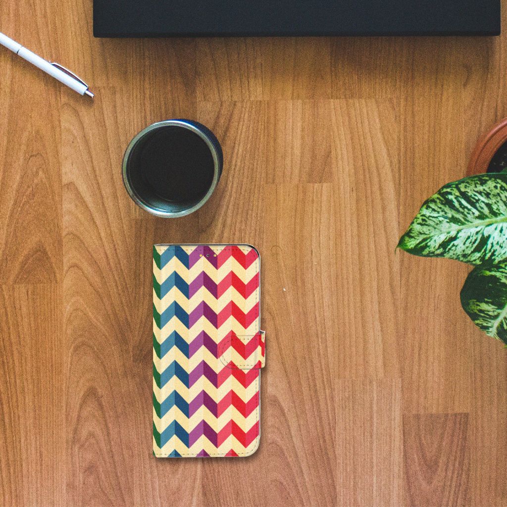 Samsung Galaxy M21 | M30s Telefoon Hoesje Zigzag Multi Color