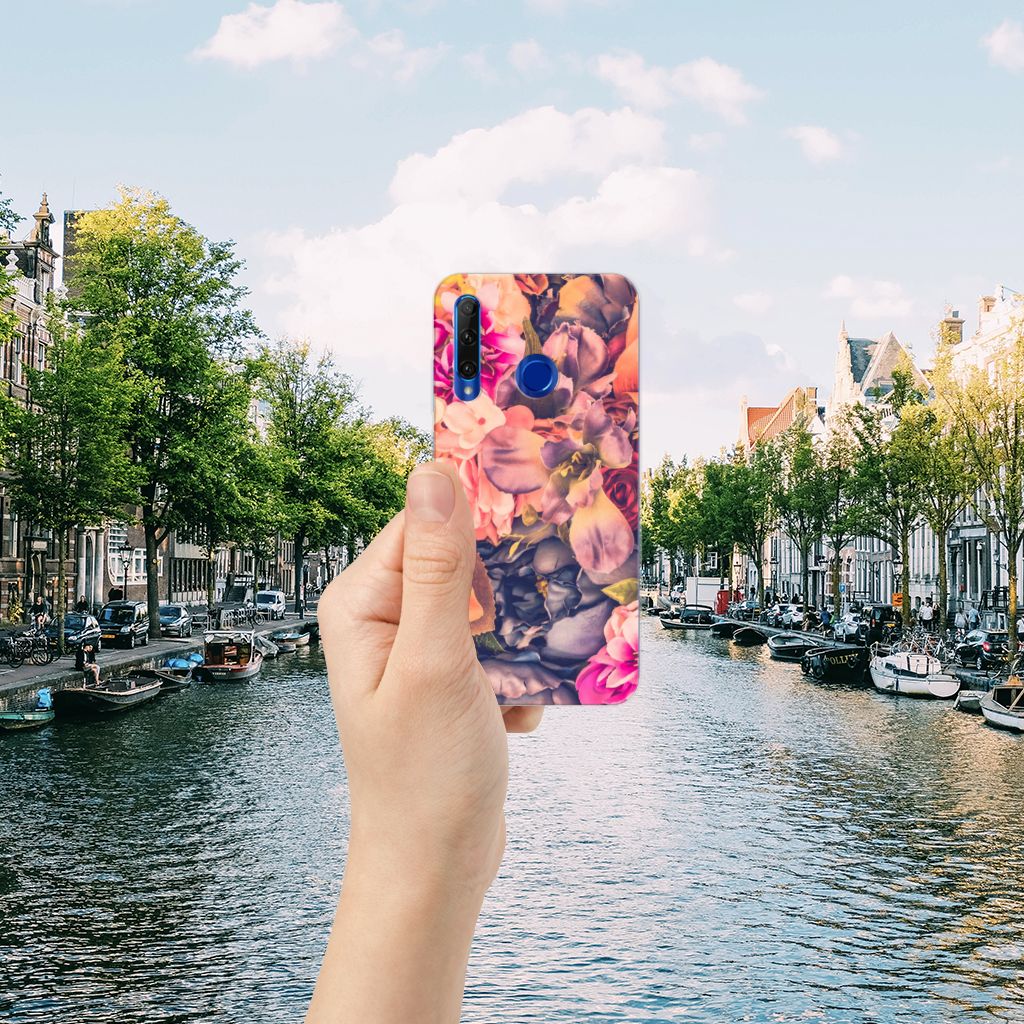 Honor 20 Lite TPU Case Bosje Bloemen