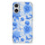 TPU Case voor iPhone 16 Flowers Blue