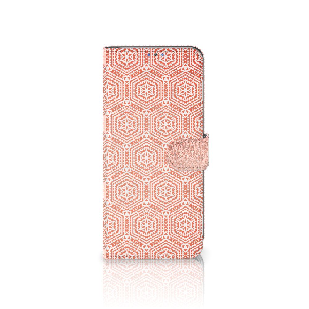 Motorola G8 Power Lite Telefoon Hoesje Pattern Orange