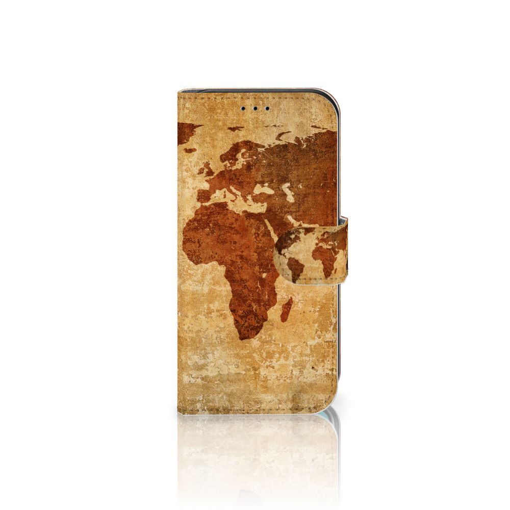 Apple iPhone 11 Pro Flip Cover Wereldkaart