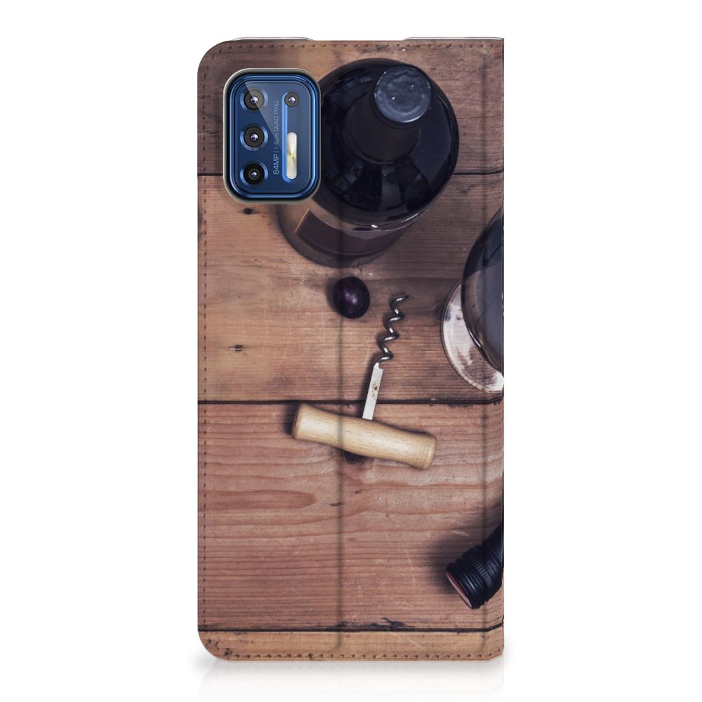 Motorola Moto G9 Plus Flip Style Cover Wijn - B2C Telecom