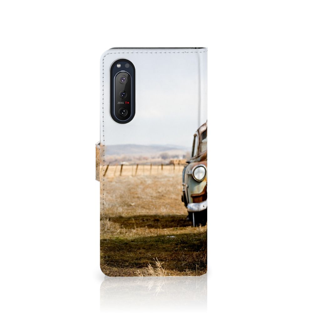 Sony Xperia 5II Telefoonhoesje met foto Vintage Auto