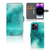 Hoesje iPhone 15 Pro Max Painting Blue met ruimte voor 3 pasjes en prachtig blauw palet design 🌌