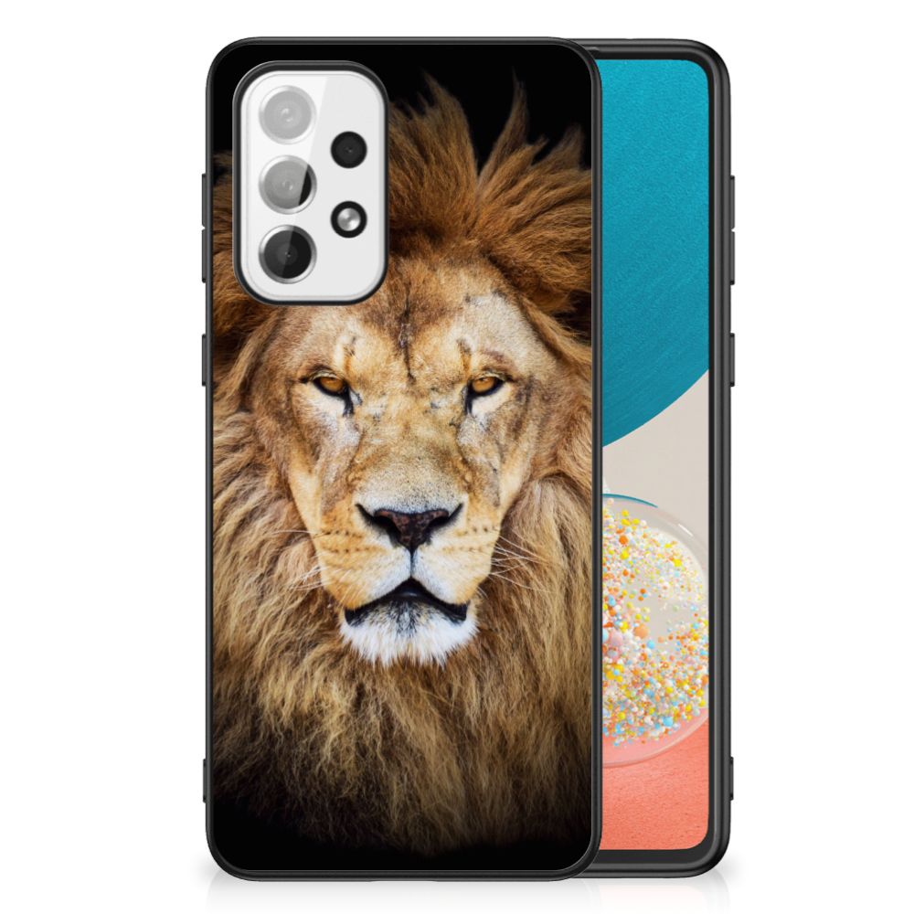 Samsung Galaxy A73 Dierenprint Telefoonhoesje Leeuw B2C Telecom