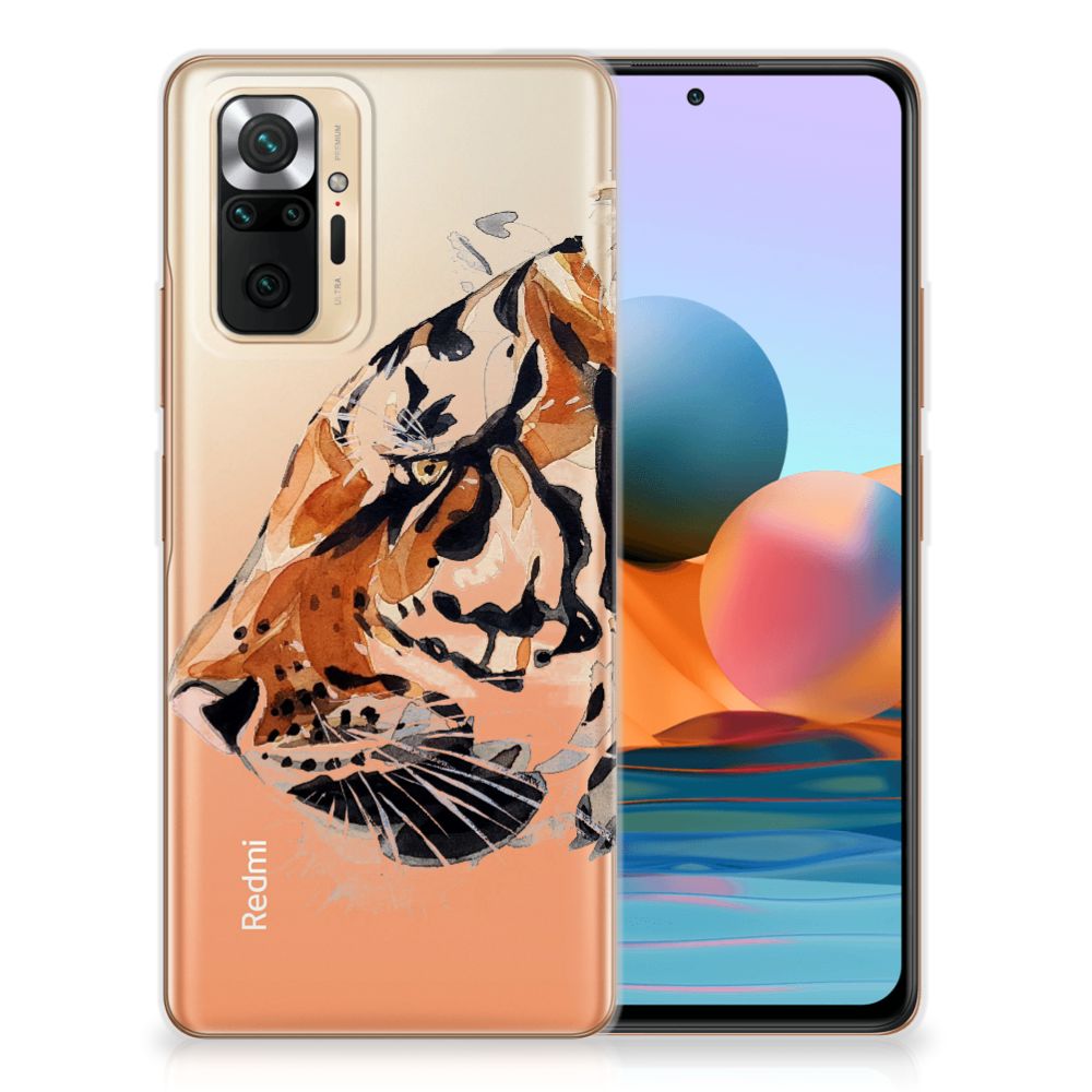 Hoesje maken Xiaomi Redmi Note 10 Pro Watercolor Tiger B2C Telecom