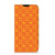 Apple iPhone 14 Plus Hoesje met Magneet Batik Oranje