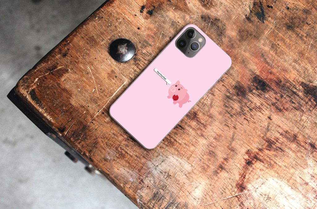 Apple iPhone 11 Pro Telefoonhoesje met Naam Pig Mud