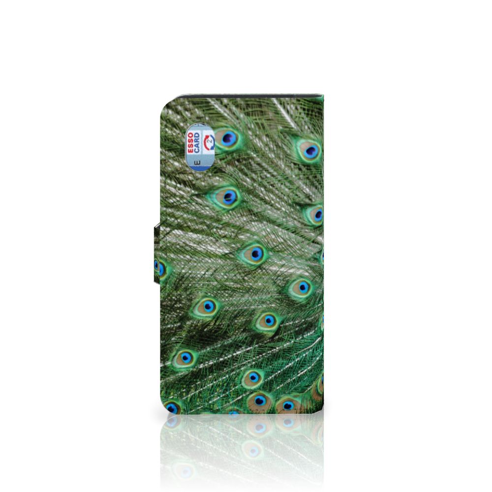 Alcatel 1B (2020) Telefoonhoesje met Pasjes Pauw