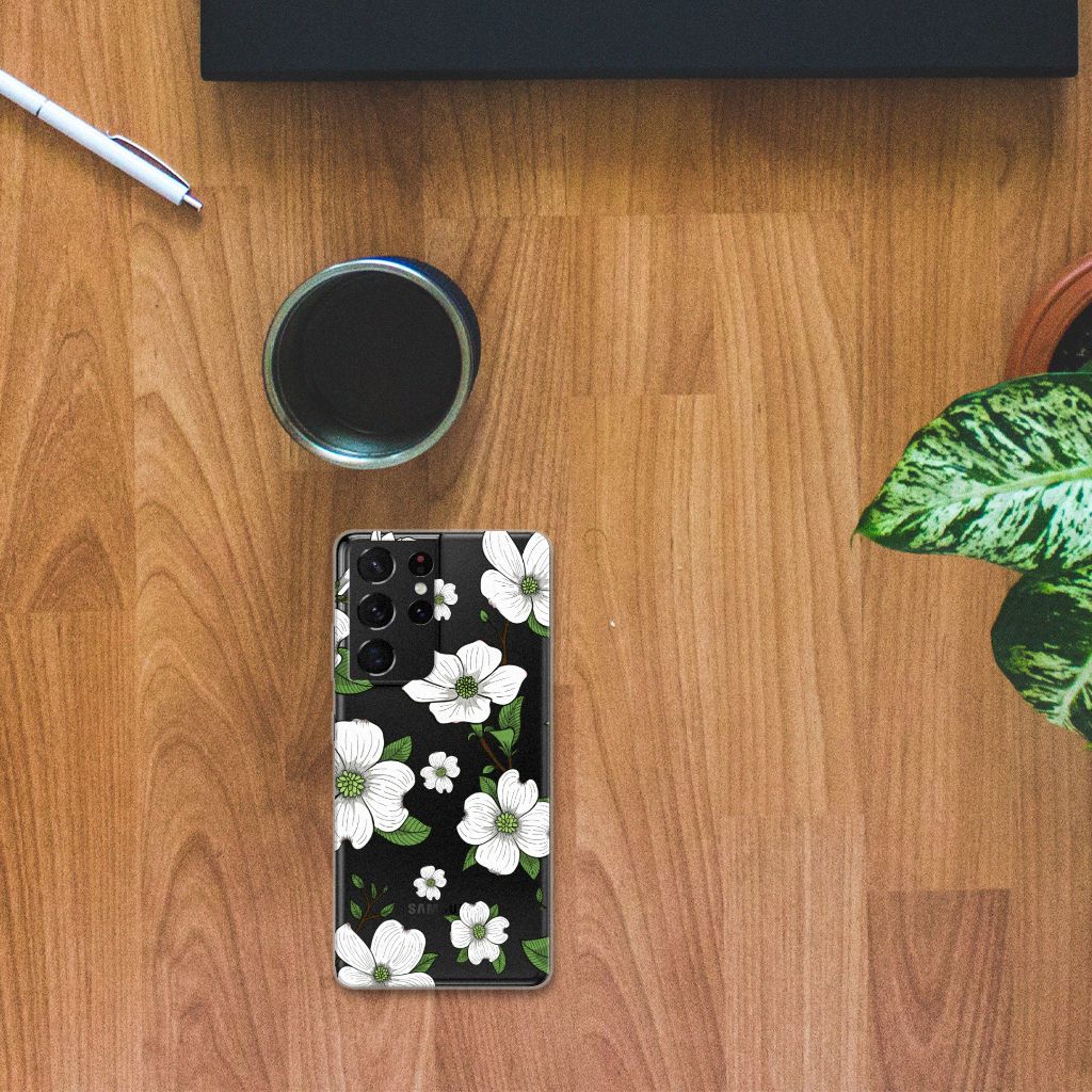 Samsung Galaxy S21 Ultra TPU Case Dogwood Flowers B2C Telecom