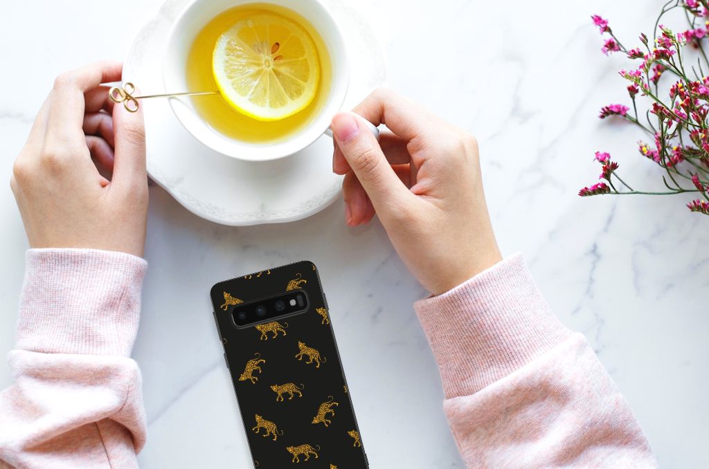 Back Cover voor Samsung Galaxy S10 Leopards B2C Telecom