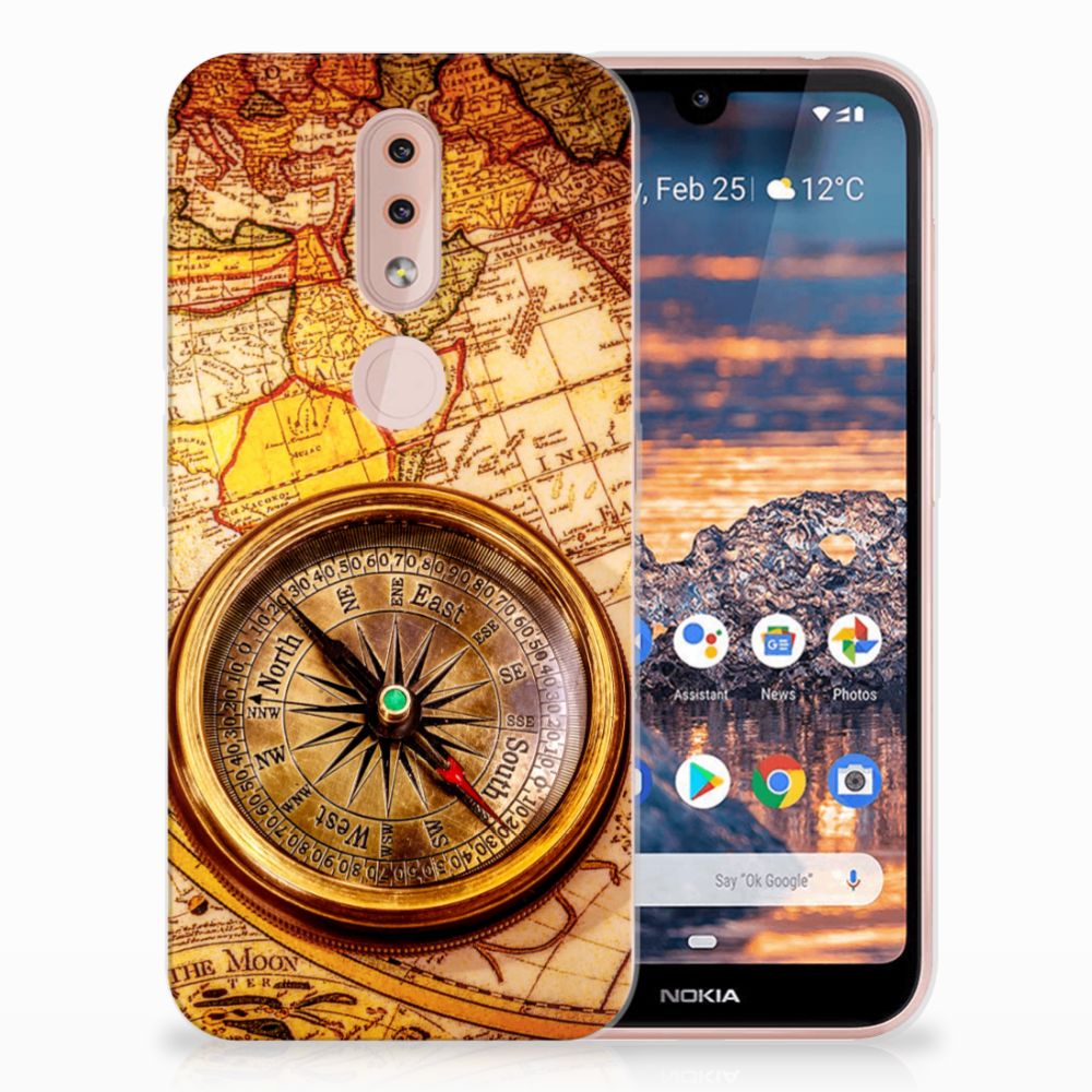 Nokia 4.2 Siliconen Back Cover Kompas