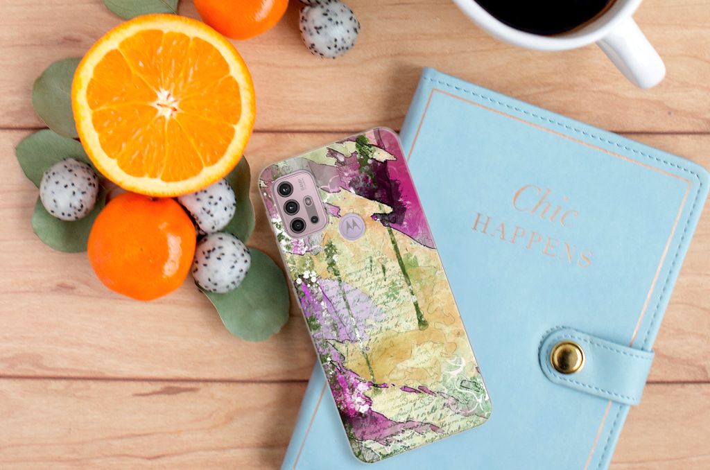 Hoesje maken Motorola Moto G30 | G10 Letter Painting