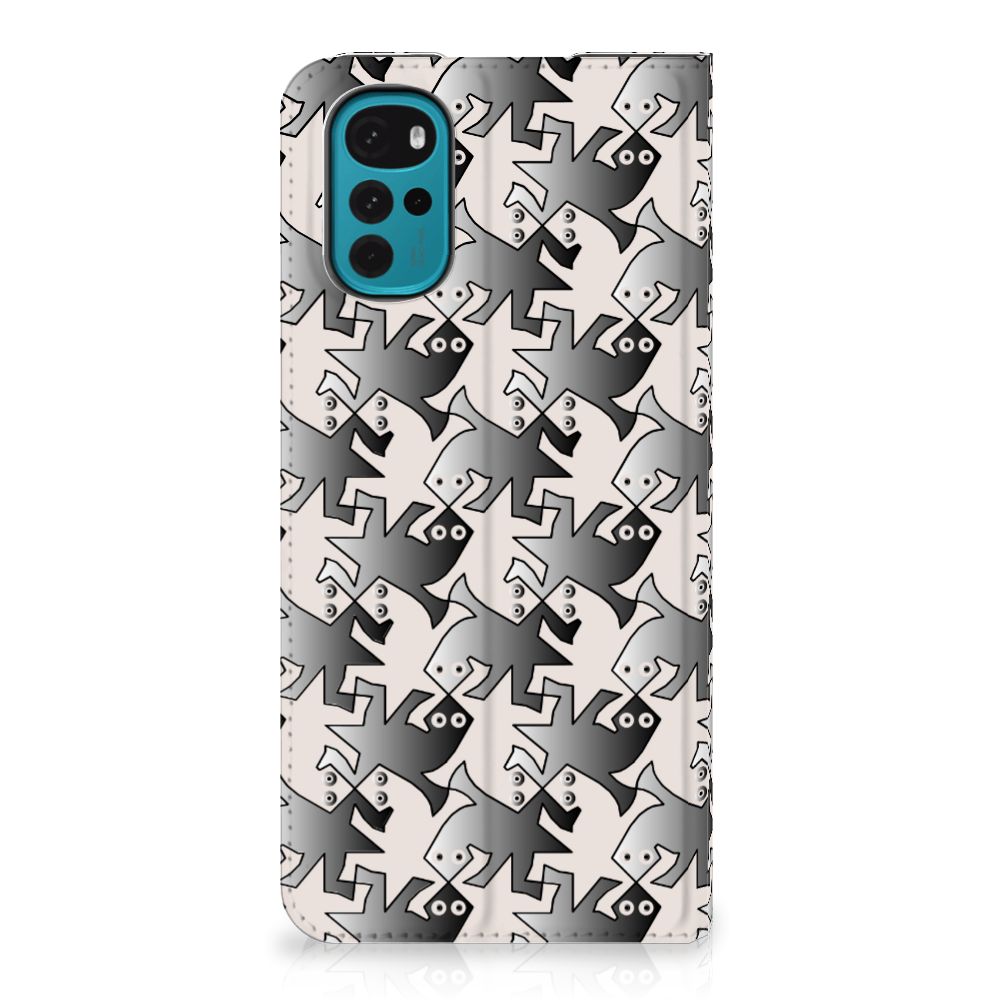 Motorola Moto G22 Hoesje maken Salamander Grey - B2C Telecom