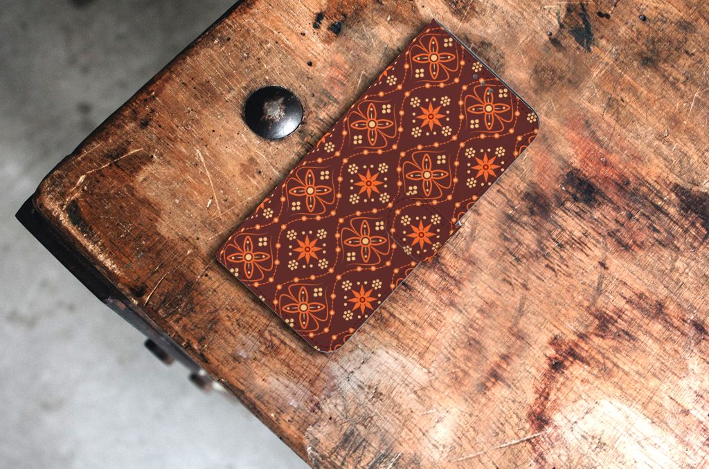 Samsung Galaxy S21 Plus Telefoon Hoesje Batik Brown