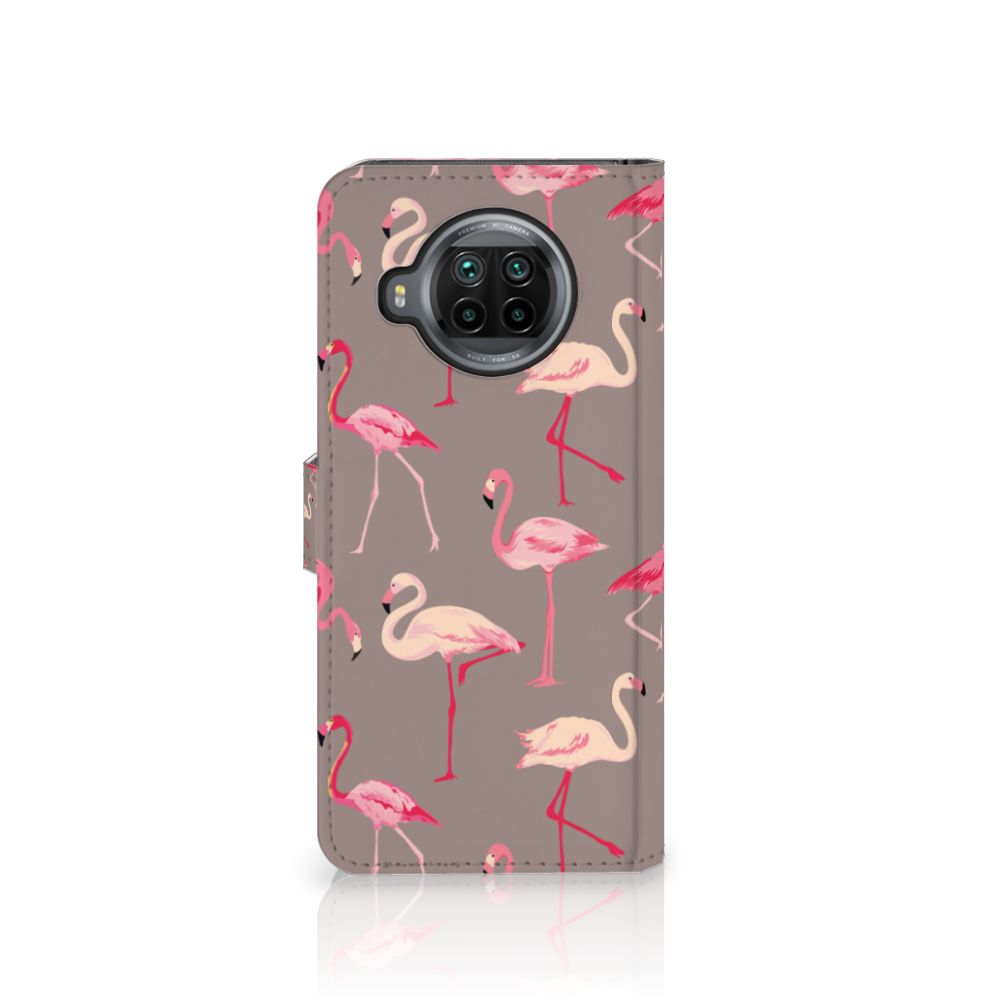 Xiaomi Mi 10T Lite Telefoonhoesje met Pasjes Flamingo