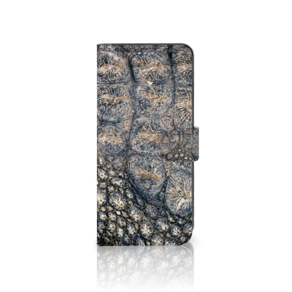 Motorola Moto G31 | G41 Telefoonhoesje met Pasjes Krokodillenprint