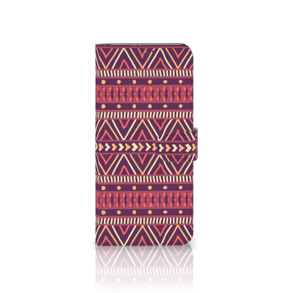 Motorola Moto G 5G Plus Telefoon Hoesje Aztec Paars