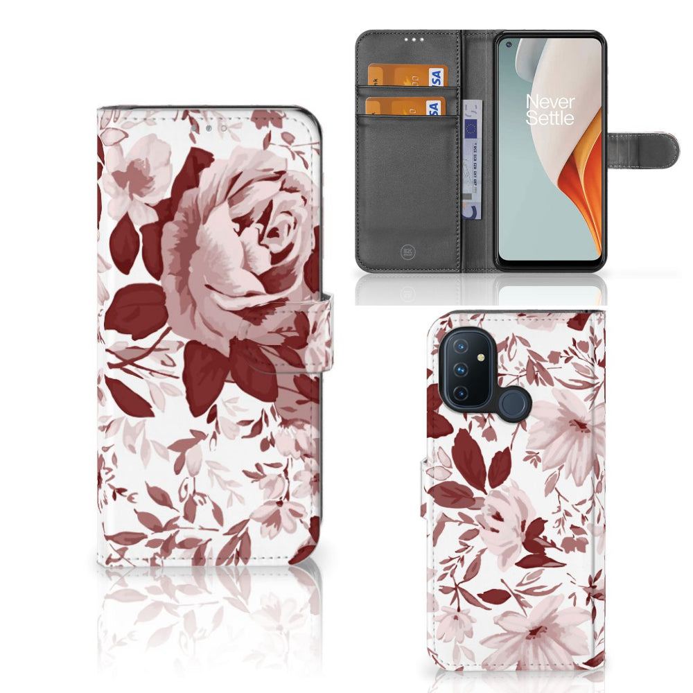 Hoesje OnePlus Nord N100 Watercolor Flowers